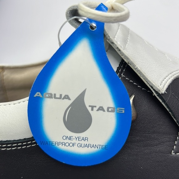 AQUA TAGS Women’s Black White Golf Shoes Sz 6.5 - Picture 9 of 12